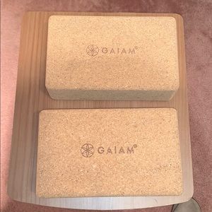 gaiam cork yoga block